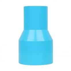 ช้าง ข้อต่อตรงลด-หนา 80x55 (3"x2") PVC สีฟ้า