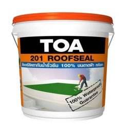 TOA 201 อะคริลิกทากันซึม ดาดฟ้าหลังคา RoofSeal 4 กก. สีขาว