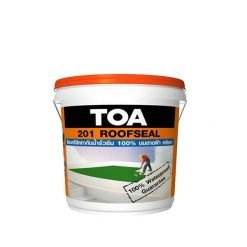 TOA 201 อะคริลิกทากันซึม ดาดฟ้าหลังคา RoofSeal 1 กก. สีขาว