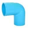 ช้าง ข้องอหนา 90 องศา 1/2" PVC สีฟ้า