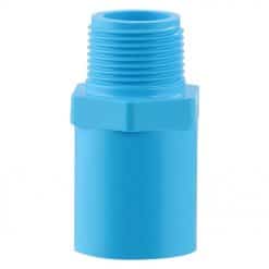 ช้าง ข้อต่อตรงเกลียวนอก 3/4" PVC สีฟ้า