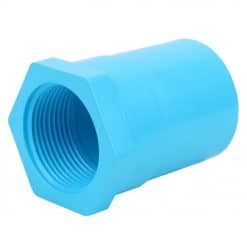 ช้าง ข้อต่อตรงเกลียวใน-หนา 35 (1.1/4") PVC สีฟ้า