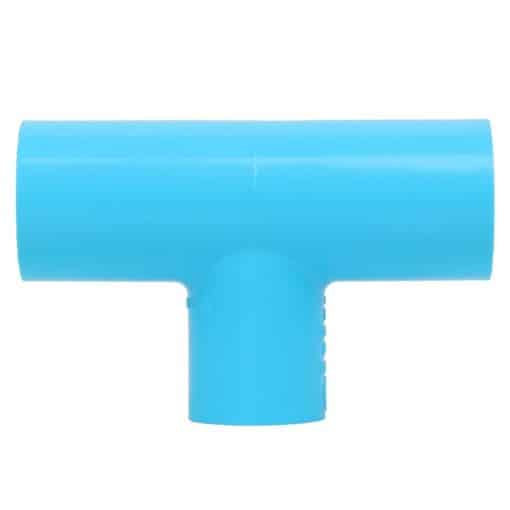ช้าง สามทางลด-หนา 20x18 (3/4"x1/2") PVC สีฟ้า