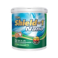 TOA สีน้ำภายใน ชิลด์วันนาโน ชนิดด้าน #000A เบส A
