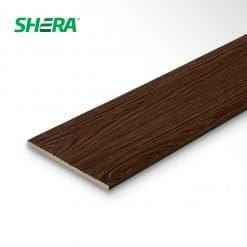 เฌอร่า ไม้ฝาลายสัก 8"x4m. หนา 8มิล สีน้ำตาลประดู่