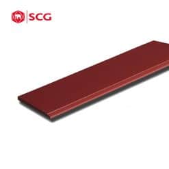 ช้าง ไม้เชิงชาย 8"x4m. หนา 16มิล สีโอ๊คแดง