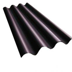 ห้าห่วง กระเบื้องหลังคา ไตรลอน 0.5x50x120cm. สีน้ำตาลมุกโกเมน