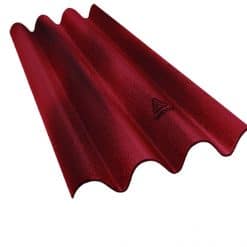 ห้าห่วง กระเบื้องหลังคา ไตรลอน 0.5x50x120cm. สีเรดเบอร์รี่