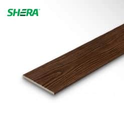 เฌอร่า ไม้ฝาลายสัก 6"x4m. หนา 8มิล สีน้ำตาลประดู่