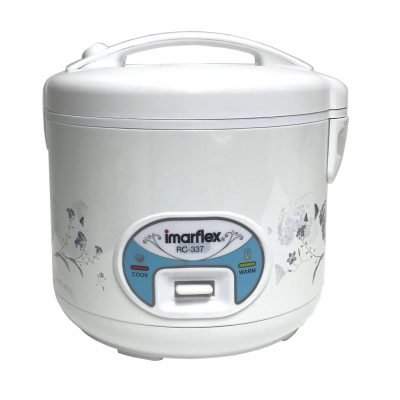 IMARFLEX หม้อหุงข้าวไฟฟ้าไม่เคลือบเทปล่อน รุ่น RC-337 1.8 L.