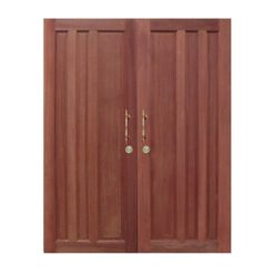 WP ประตูโมเดิร์นไม้แดงลาว DBR01-4  ก.80Xส.200 ซม. (คู่)