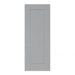 POLYWOOD ประตู UPVC รุ่น REVO PNR-007 ไม่เจาะ 80x200ซม. สีเทา