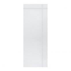 POLYWOOD ประตู UPVC รุ่น REVO PRM-02 ไม่เจาะ 80x200ซม. สีขาว