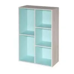 COSTA ชั้นอเนกประสงค์ 5 ช่อง ขนาด 60x29x89 cm. สีเขียวพาสเทล
