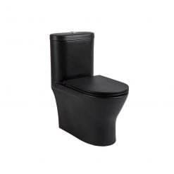 Alternative view of Rasland สุขภัณฑ์ชิ้นเดียว รุ่น AQ 9999-BLACK สีดำ