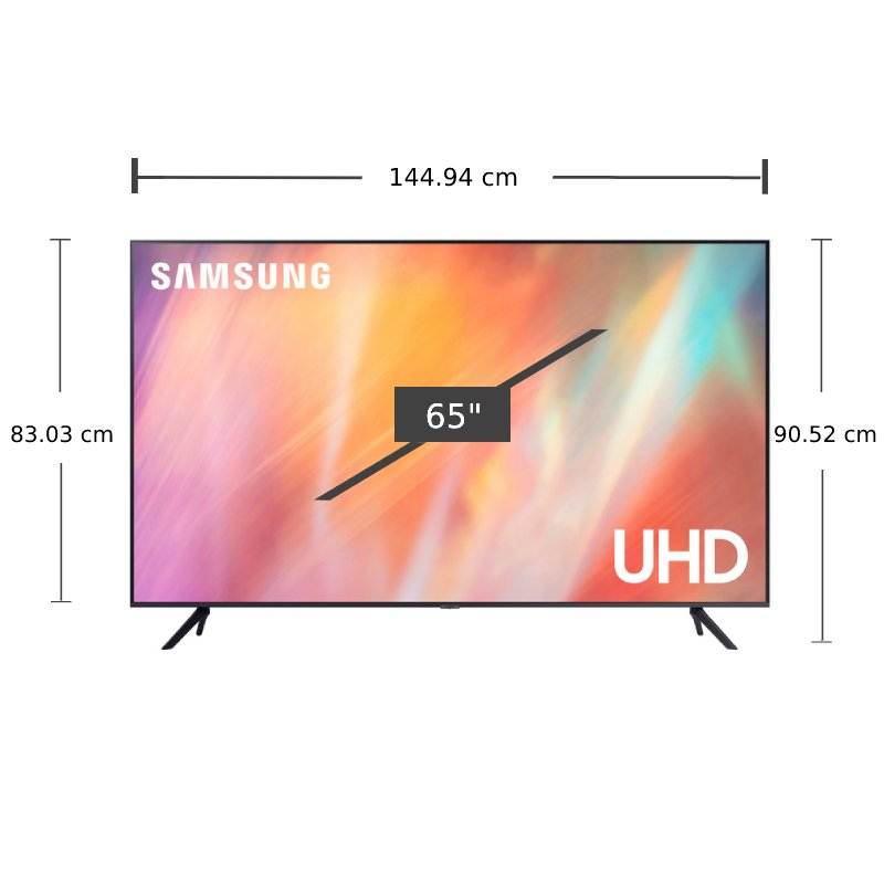 Uhd Dimensions SAMSUNG ทีวี LED Flat UHD SMART 65