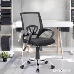 U-RO เก้าอี้สำนักงาน DESIGN MOON ดำ