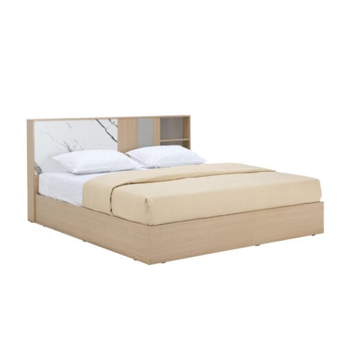 SET WINNER ชุดห้องนอน MAGNOLIA 6ฟุต สีธรรมชาติ/หินอ่อน - Image 2