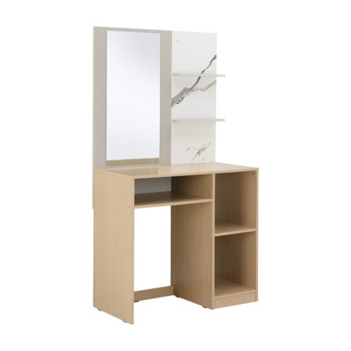 SET WINNER ชุดห้องนอน MAGNOLIA 6ฟุต สีธรรมชาติ/หินอ่อน - Image 4