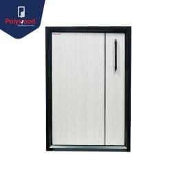 POLYWOOD บานซิงค์เดี่ยว Classico สีไวท์โอ๊ค