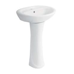 HAFELE อ่างล้างหน้าแบบแขวน พร้อมขาตั้ง รุ่น NEO ECO 495.60.987 สีขาว