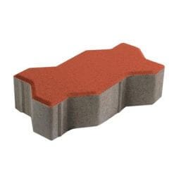 อิฐตัวหนอน สีแดง