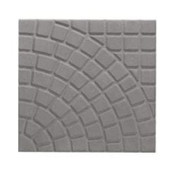 แผ่นทางเท้าลายพัดโบก สีเทา