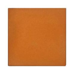 แผ่นทางเท้าลายเรียบ สีส้ม