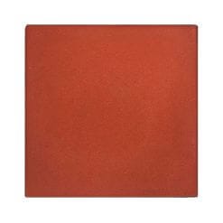 แผ่นทางเท้าลายเรียบ สีแดง