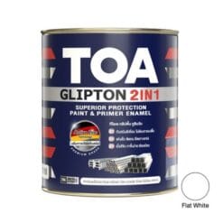 TOA สีเคลือบเงา กริปตัน 2IN1 GF222 สีขาวด้าน 3.5L
