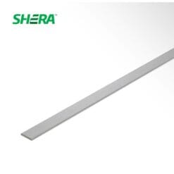 เฌอร่า ไม้ระแนงลายเสี้ยน รุ่นขอบวี 3"x3m. หนา 8มิล สีเทาอ่อน (ไลท์ เกรย์)