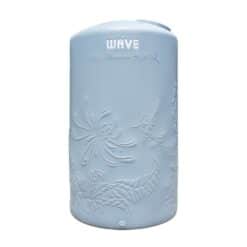 WAVE ถังเก็บน้ำบนดินพร้อมลูกลอย รุ่น PANDORA 2000 ลิตร เทา