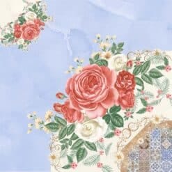 BIRDY กระเบื้อง นกบิสโทร บลู A ขนาด16x16)