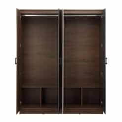 Alternative view of WINNER ตู้เสื้อผ้า 4 บาน รุ่น แมกโนเลีย สีวอลนัท/หินอ่อน