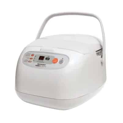 SHARP หม้อหุงข้าว รุ่น KS-ZT18 1.8L สีเทา/ขาว