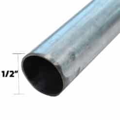 เหล็กกลมชุบซิงค์ 4หุน 1/2" 1.2mm.