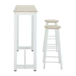 Alternative view of WINNER ชุดโต๊ะบาร์ 2 ที่นั่ง รุ่นโจลีน สีธรรมชาติ/ขาว