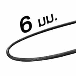 เหล็กเส้นเต็ม-พับ 2หุน 6mm. ยาว10m.