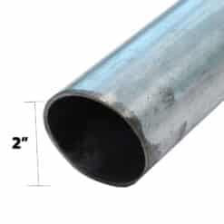 เหล็กกลมชุบซิงค์ 2" 1.5mm.