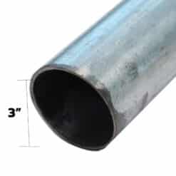 เหล็กกลมชุบซิงค์ 3" 2.0mm.