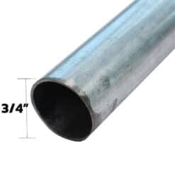 เหล็กกลมชุบซิงค์  6หุน 3/4" 1.2mm.