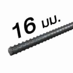 เหล็กเส้นข้ออ้อย-ตรง 16mm. ยาว 10m.