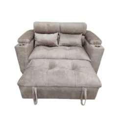 Alternative view of HOME SOFA รุ่น Harry ปรับนอนได้ หนังด้าน #PQ008-2