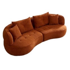 HOME SOFA รุ่น Donut ผ้าฮอลแลนด์สำลี #MJ352-5