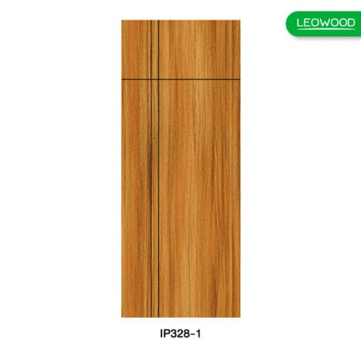 LEO ประตู Series 6  IP6328 สี Brazilian Teak ก.80xส.200cm.