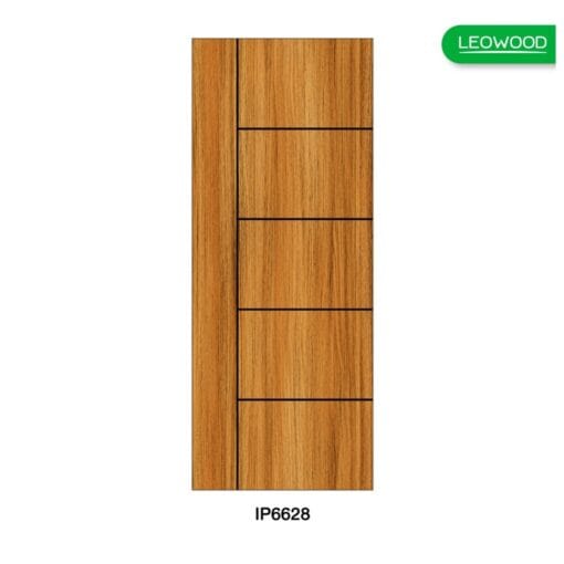 LEO ประตู Series 6 IP6628 Brazilian Teak ก.80xส.200cm.