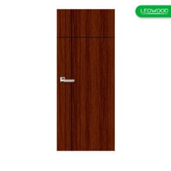 LEO ประตู Series 6 IP63X/IP6338 สี Mahogany ก.80xส.200cm.