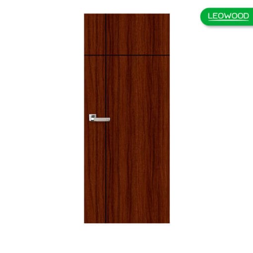 LEO ประตู Series 6 IP63X/IP6338 สี Mahogany ก.80xส.200cm.