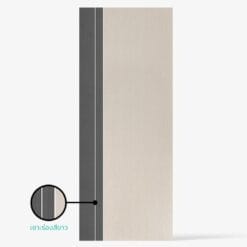 Alternative view of Eco-door ประตู UPVC ภายในผิวลายไม้ร่องสีขาว รุ่นPX2 ก.80xส.200cm./ไม่เจาะ